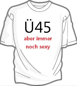 Geburtstag T-Shirt 45 Jahre