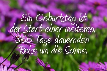 Spruch zum Nachdenken zum 50. Geburtstag